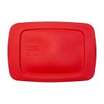 Pyrex® Red Lid for Easy Grab® 1.5-quart Rectangular Glass Loaf Pan