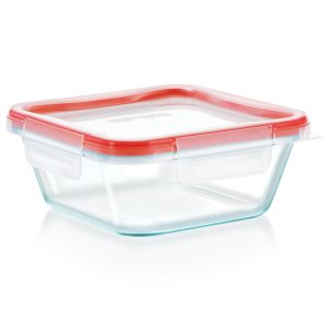 Pyrex® Freshlock™ 4-cup Square Glass Storage