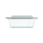 Pyrex® Deep 8" Square Glass Baking Dish with Sage Green Lid