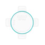 Snapware® Total Solution® Medium Round Plastic Lid with Teal Seal
