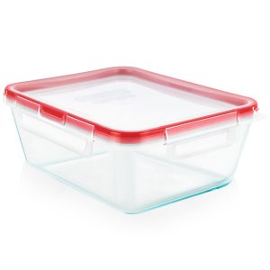 Pyrex® Freshlock™ 8-cup Rectangle Glass Storage