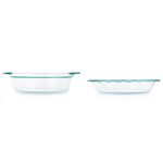 Pyrex® 2-piece Deep & Easy Grab® Glass Pie Plate Set