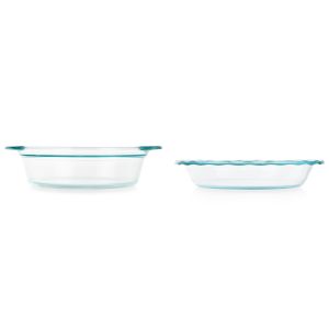 Pyrex® 2-piece Deep & Easy Grab® Glass Pie Plate Set