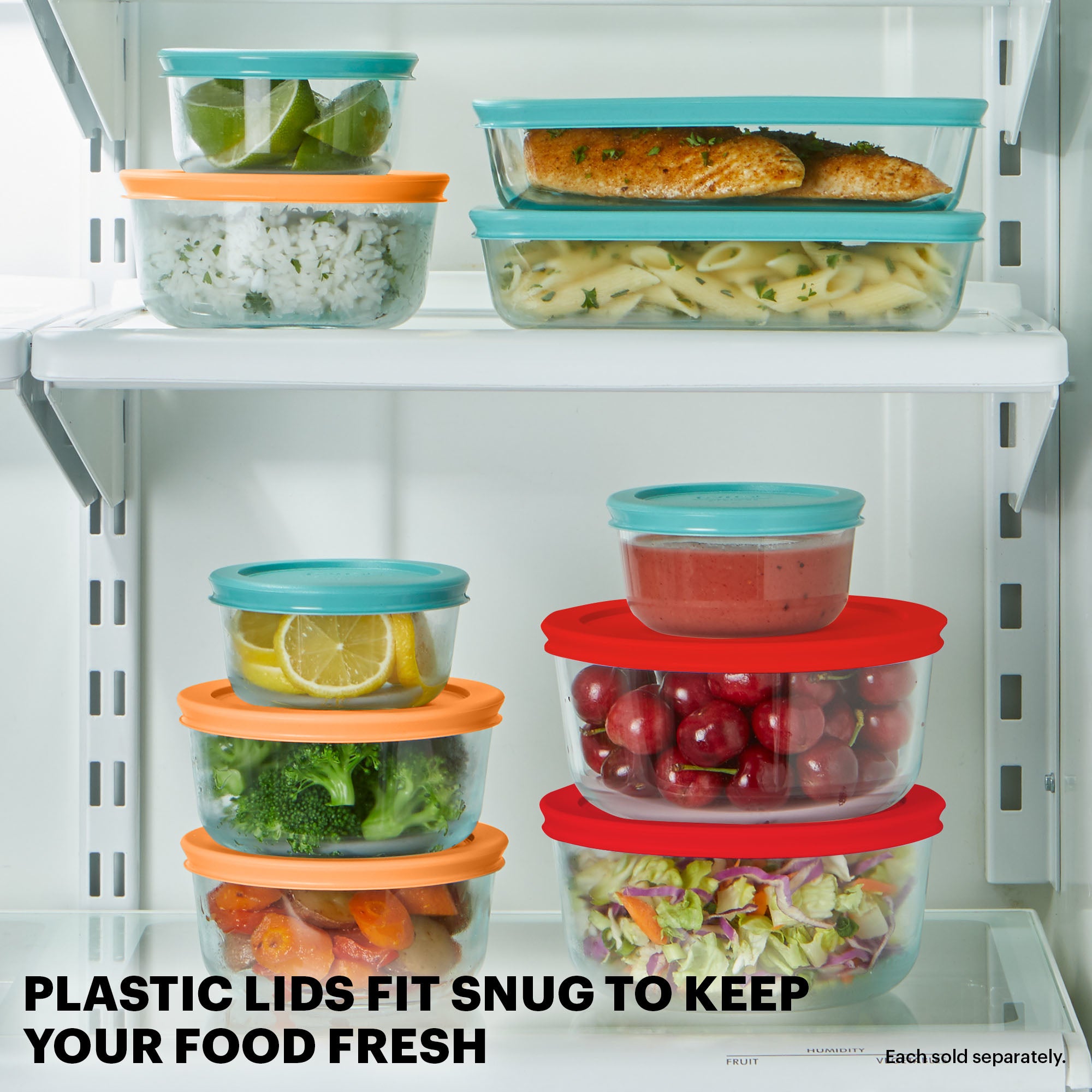 Pyrex® Simply Store® 18-piece Glass Food Storage Container Set with Lids - 图片 5