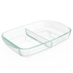 Pyrex® 8” x 12” Divided Glass Baking Dish