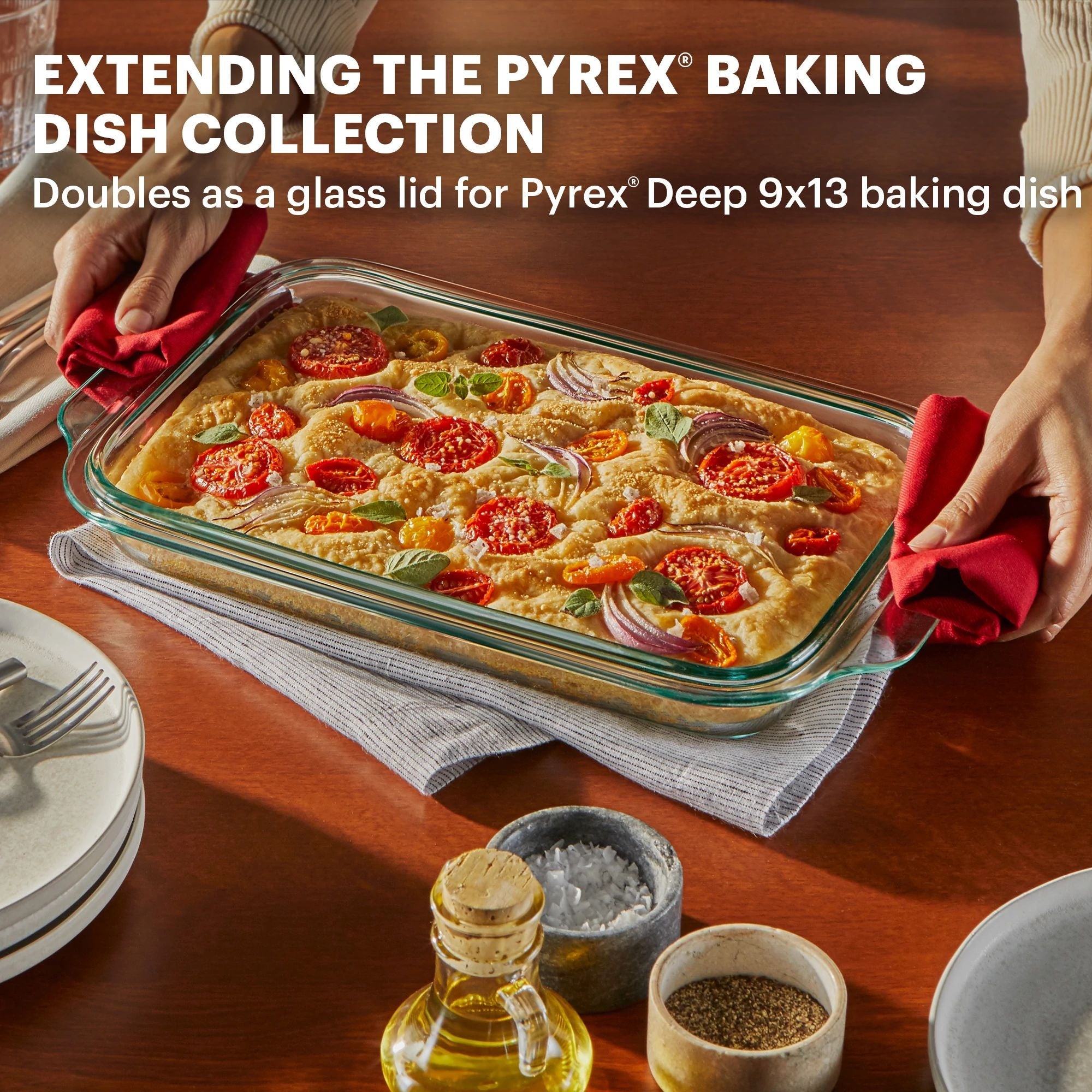 Pyrex® Shallow 9" x 13" Rectangular Glass Baking Dish - 图片 3