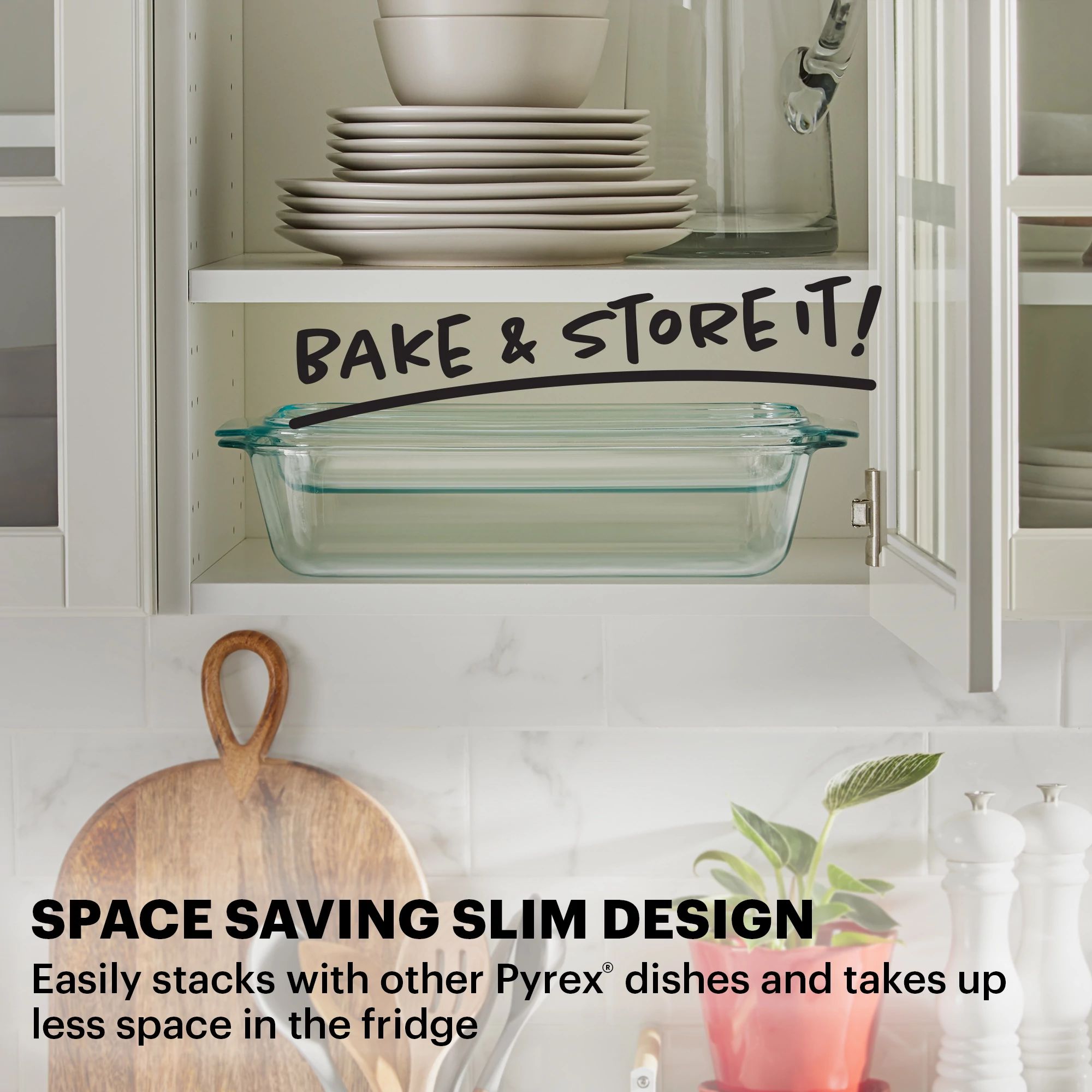 Pyrex® Shallow 9" x 13" Rectangular Glass Baking Dish - 图片 4