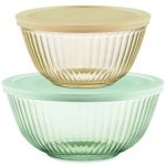 Pyrex® Colors Sculpted Tinted 4-piece Mixing Bowl Value Pack