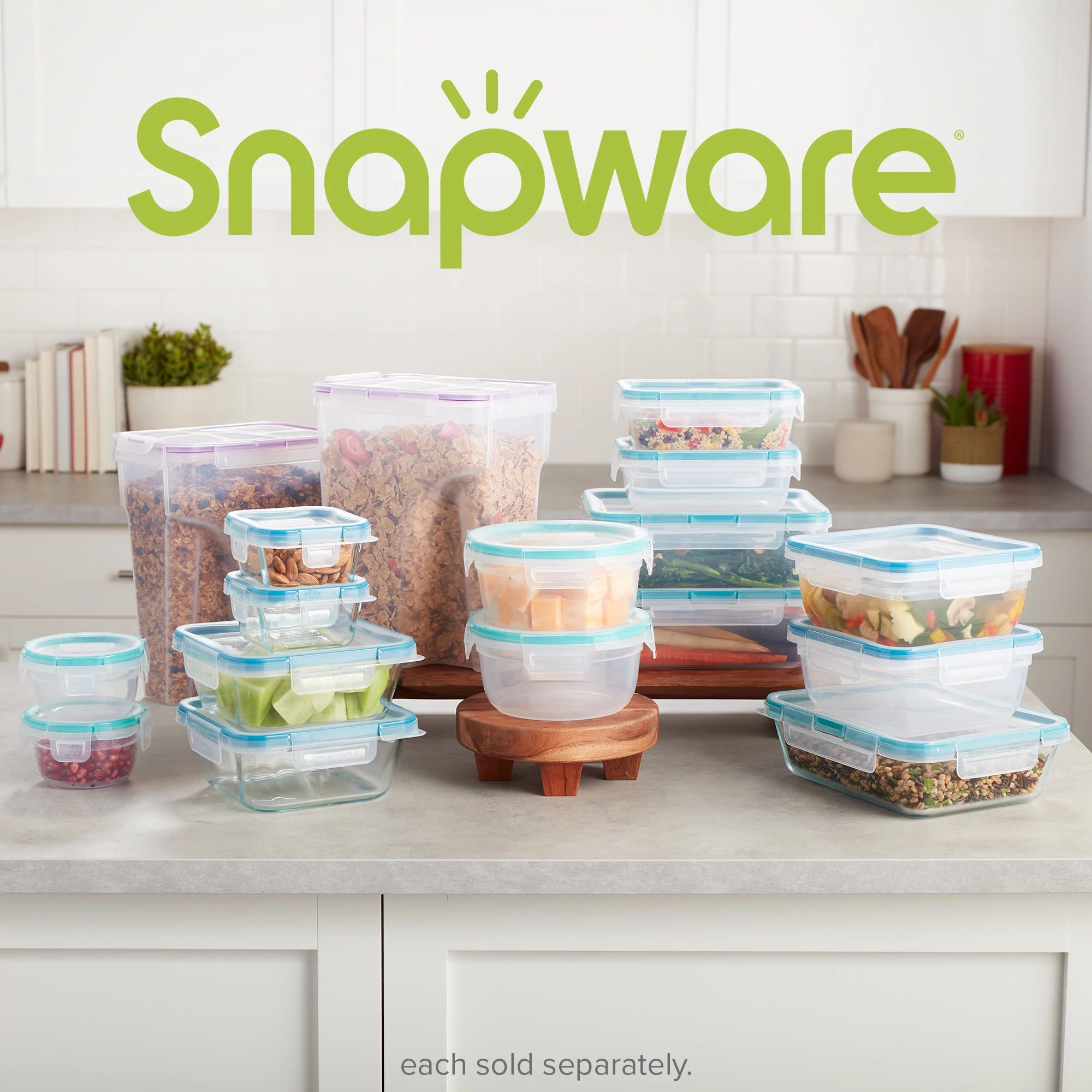 Snapware® Airtight 22.8-cup Plastic Food Storage Container, 2-pack - 图片 5