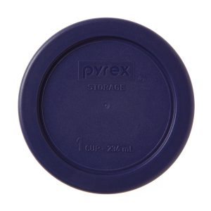 Pyrex® Blue Lid for 1-cup Round Glass Food Storage Container