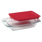 Pyrex® Easy Grab® 2-quart Glass Baking Dish with Red Lid