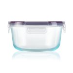 Snapware® Total Solution® Pyrex® Glass 4-cup Round Food Storage with Plastic Lid